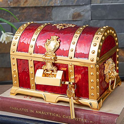 treasure box metal|treasure chest storage box large.